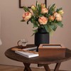 HaoGludi Wood Storage Box with Window, Rustic Style Square Pine