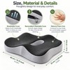 Ergonomic Memory Foam Seat Cushion for Daily Sitting – 3-Zone
