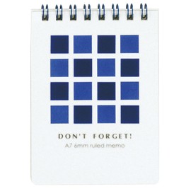 Maruman A7 Memo Dont Fogget Blue N594-02