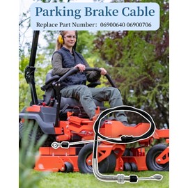 06900706 06900640 Parking Brake Cable Fit for Gravely Ariens Lawn Mower, for ZT HD 44 48 52 52 Stealth 60 Pro-Turn Z/ZX 48 52 60 Apex 48 52 60 SD RD 52 60 SD RD