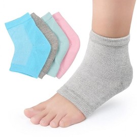 Gel Heel Socks for Foot Protection & Moisturizing - Prevents Calluses & Cracked Heels Moisturizing Pad White 3ea
