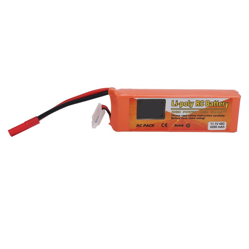 11.1V 4200mAh Lithium Battery RC 45C LiPo Battery with Banana