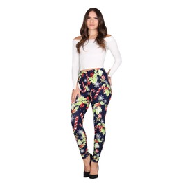 Lildy Holiday Super Soft Leggings, Pattern 9, L-XXL