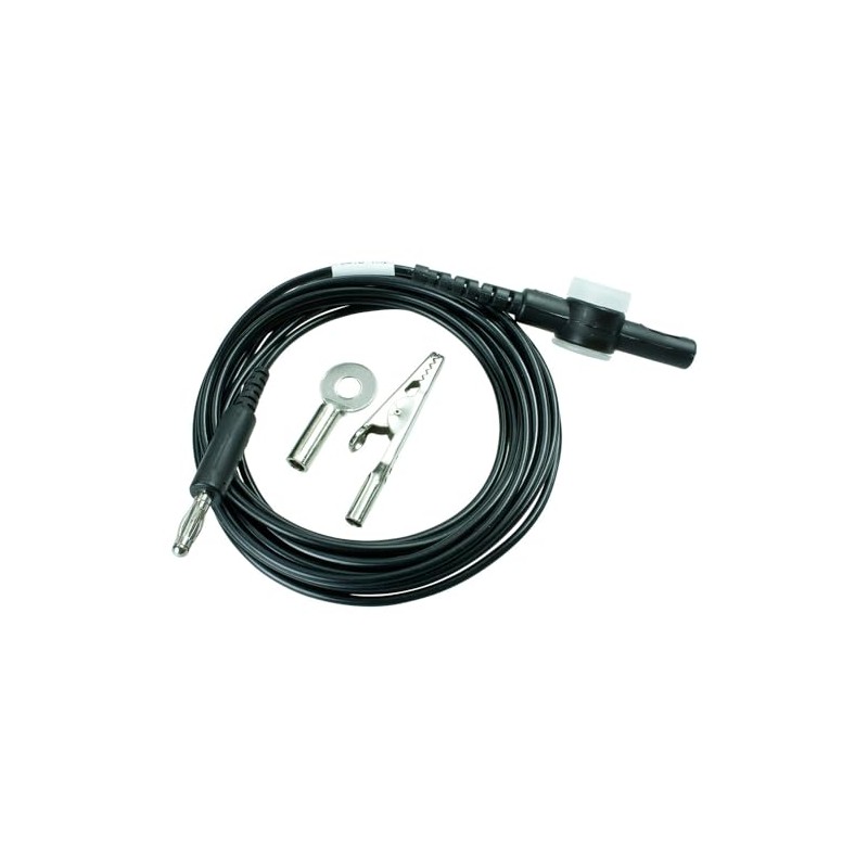 WETEC Earth Cable, ESD, 10 mm DK / Banana Plug,