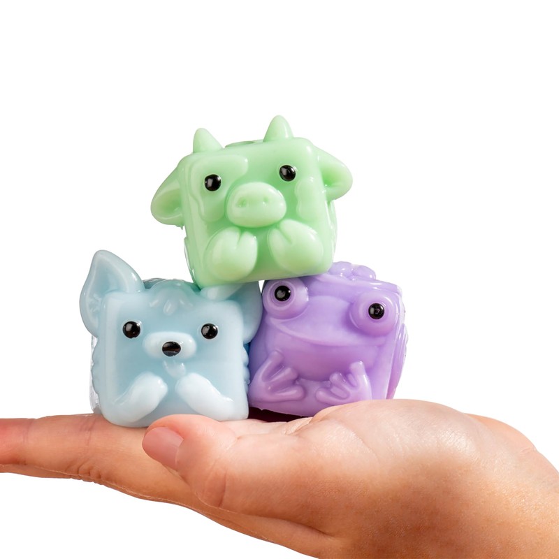 MushyKinz Mini Mystery Mushies 3 Pack, Sticky Stretchy Taba Squishies-