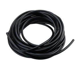 AQUANEAT 25 Feet Aquarium Airline Tubing, Standard 3/16” Black Tube for Fish Tank Air Pump Flexible Hose for Hydroponics and Ponds