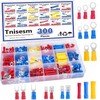 Tnisesm 300PCS Insulated Wire Crimp Connectors Assortment Kit with Ring,
