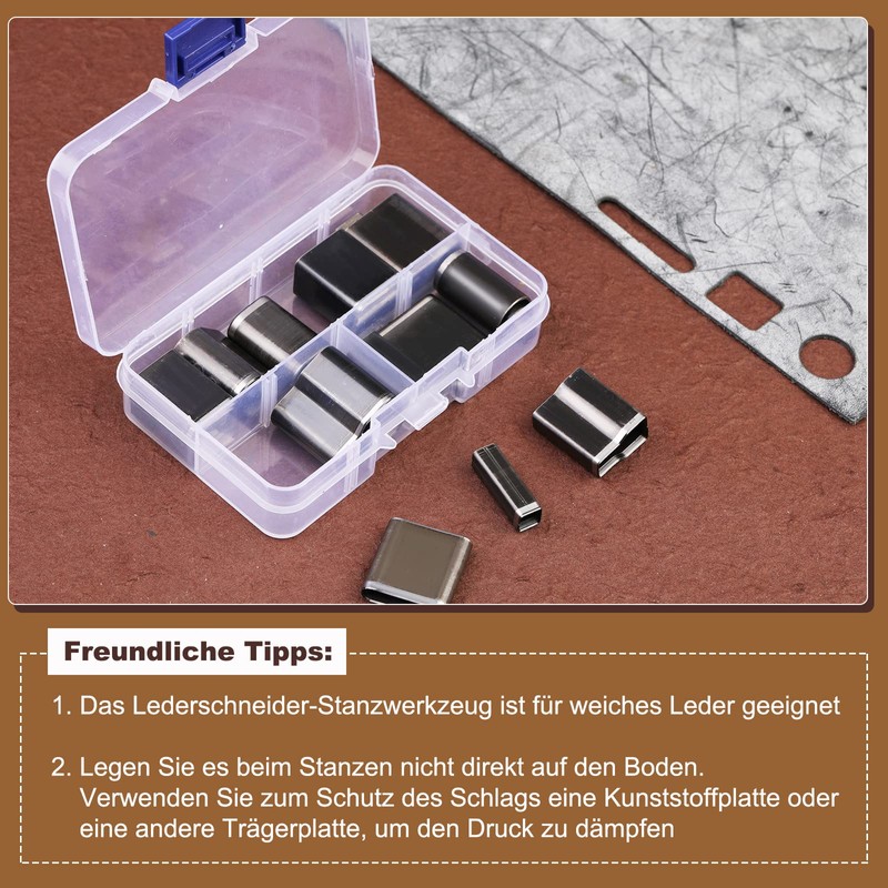 KAMAIKA 26 Shapes Style Leather Hollow Cutter Punching Tools, Leather