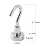 ZFYQ Magnetic Hooks, 16mm Powerful Magnets 20lbs Hooks, Great for