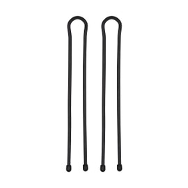 Nite Ize, Inc. GT24-01-2R3 Nite Ize Original Gear, Reusable Rubber, 24 Inch, 2-Pack, Black, Made in the USA Twist Tie, 24"-2 Pack