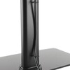 kenable Universal Pedestal Swivel & Tilt TV Stand Glass for