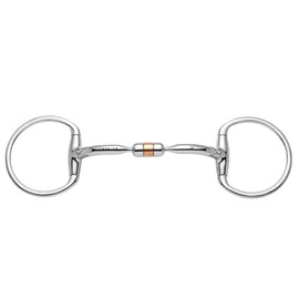 Cavalon Eggbutt Capsule Copper Roller Snaffle (5")