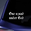Bargain Max Decals One Squad Under God Sticker Decal Notebook