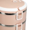 Portable 304 Stainless Steel Bento Lunch Box Thermal Cylinder Lunch