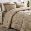 CozyLux Full Comforter Set with Sheets 7 Pieces Bed in