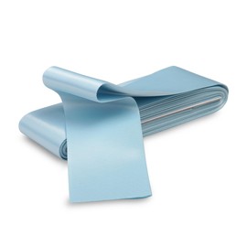 Light Blue Satin Blanket Binding 2 Inch x 4 3/4 Yards Single Fold Tape for Quilt Edging Blue Smooth Finish Easy to Sew On Durable Trim Material Ideal for Blanket Crafts DIY Projects Sewing