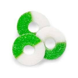 Gummy Apple Rings, 4.5 Pound Package, 270 Pieces, Bulk Candy, Apple Flavor Gummi Candy