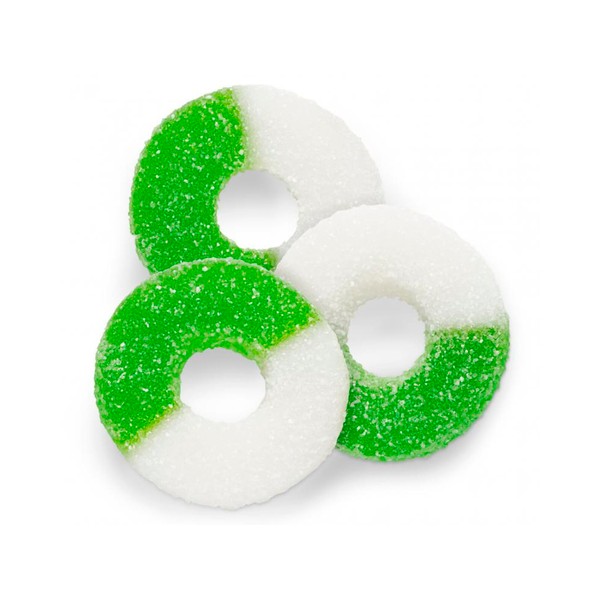 Gummy Apple Rings, 4.5 Pound Package, 270 Pieces, Bulk Candy,