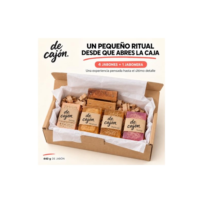 Jabones Exfoliantes con Fibras Naturales · Cítricos · 4 Barras