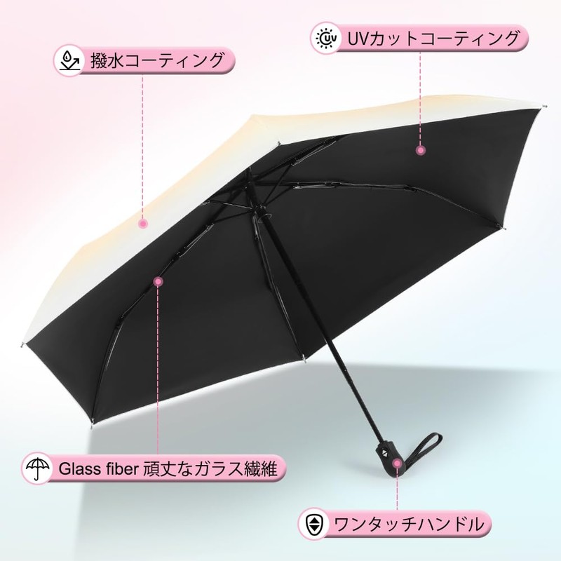 Folding Parasol (7.1 oz (201 g) JIS Certified! Ultra Lightweight,