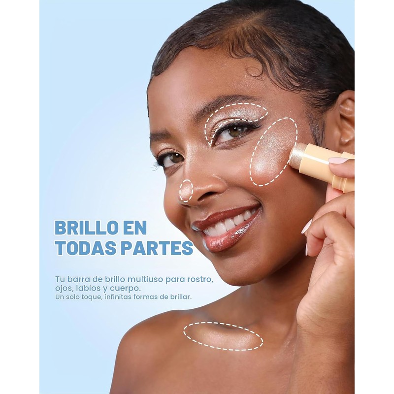 Moira Iluminador Icy Glow Jelly Stick (001, Candy Cloud)
