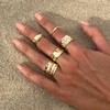 Chunky Gold Ring Set for Women – Stackable Statement Thumb