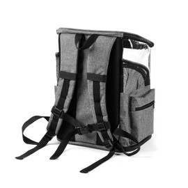 Beidingsen Cat Carriers Dog Carrier Pet for Small Medium Cats Dogs Puppies up to 25 Lbs, TSA Airline Approved Soft Sided, Collapsible Travel Puppy - Black Grey (M: 13" LX11.4 WX17.3 H, Black)