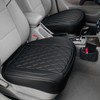 BEITK 2 Pack Leather Front Car Seat Cover, Anti-Slip and