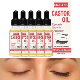 5 Suero Crecimiento Pestañas Alargar Serum Estimulador Cejas