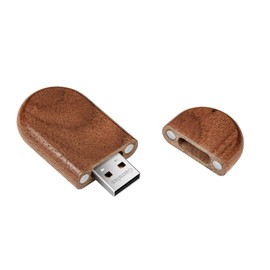 GARRULAX USB Flash Drive, 32 GB Wooden USB 2.0 High Speed USB Thumb Drives Memory Stick Pen Date Memory Pendrive U Disk (Walunt Ellipse)