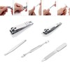 Manicure Kit, FAMILIFE 12pcs Nail Clippers Set Stainless Steel Multipurpose