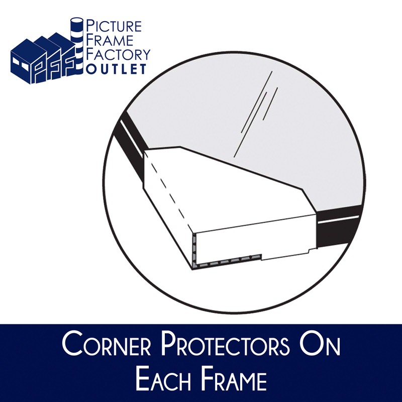 PictureFrameFactoryOutlet (1) -24x36-1.25" Flat Black Profile - Puzzle Frame -