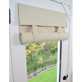 Blowout Sale Before Tariffs Hit! Washable 70" Long by 25" Wide French Door Curtain (Tan)