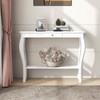 ChooChoo Narrow Console Table with Drawer, Chic Accent Sofa Table,