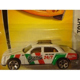 Matchbox TAXI White Pizza Sponsor theme 1/64 #49 2006 Collection