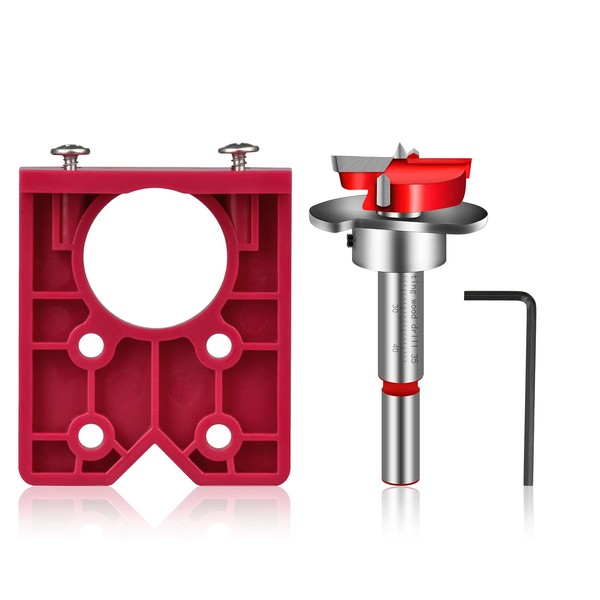 Hakkin Hinge Jig 35mm Door Hinge Jig Drill Guide Concealed