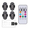 Dazone RGB LED Strobe Light Wireless Remote Control For Car