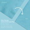 50-Count Touch of Color 3-Ply Paper Beverage Napkins, Pastel Blue