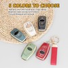 FT FUNTOR 4 Buttons Key Fob Cover with Keychain for