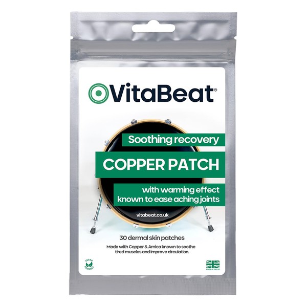 VitaBeat Copper Dermal Patches | Soothing Recovery | Joint Care