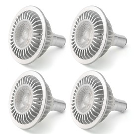 AIBOO AR70 LED Light Bulb BA15D B15 Base, AC/DC12V Input, 7W 500lm for Home Household Commercial Lighting, 50W Halogen Lamp Replacement(Warm White,4 Pack)