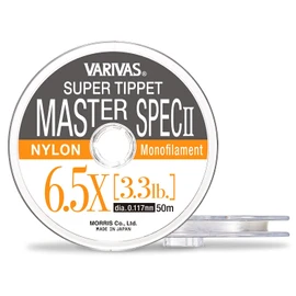 VARIVAS Super Tippet Master Spec II Nylon 6.5 X 50m 3.3 LB, Natural