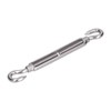 5Pcs Turnbuckle Hook and Hook Wire Rope Tension 304 Stainless