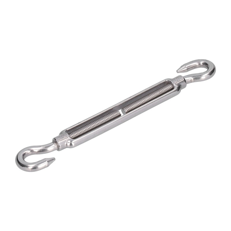 5Pcs Turnbuckle Hook and Hook Wire Rope Tension 304 Stainless