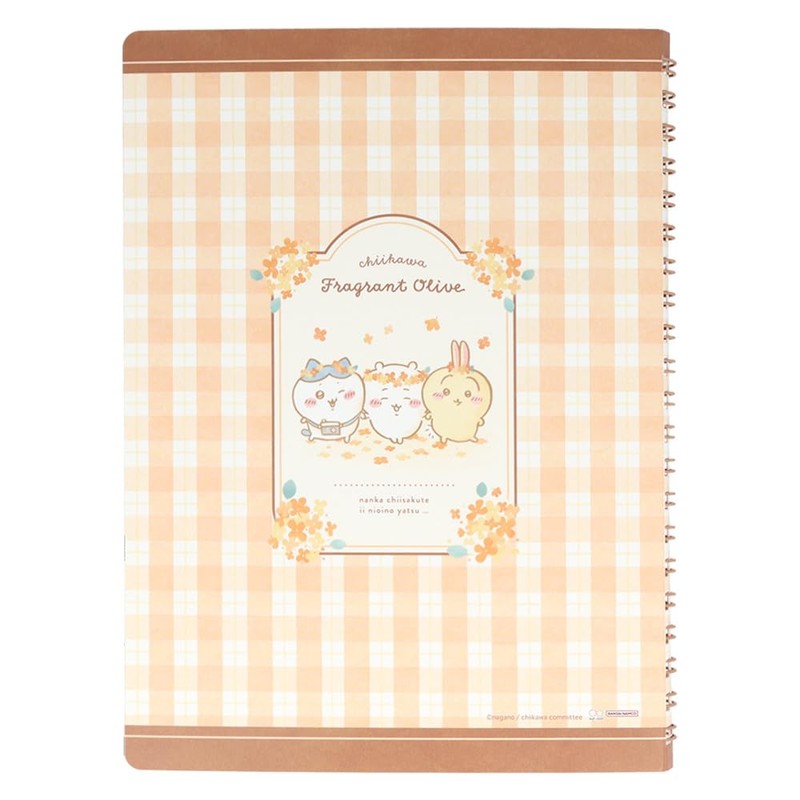 Sunstar Stationery S2641909 Chiikawa Notebook, Ring, Check