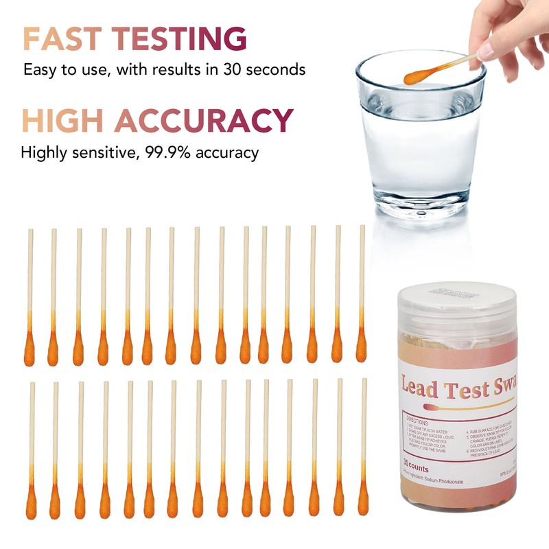 30Pcs Paint Test Swabs High Accuracy Instant Paint Test Kit