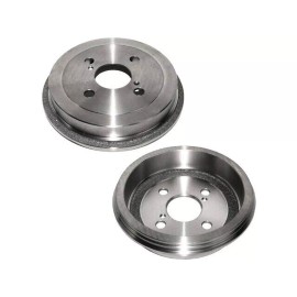 DuraGo x2 DuraGo REAR Brakes Drums BACK Brake Drum Kit Set For Toyota 2000-2005 ECHO