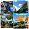 57Pcs Sun Shade Sail Hardware Kit 6 inch with 4Pcs