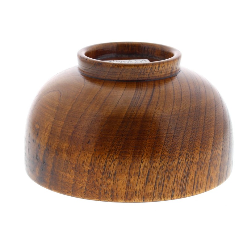 Ishida Bowl, Lacquered, Natural Wood, Product Size: 2.8 x 4.4