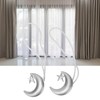 2PCS Curtain Tiebacks Magnetic Curtain Buckle Drapery Holdbacks for Home